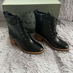 Timberland Sienna Women's Black Lace-Up Boots